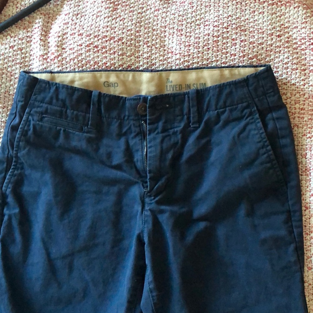 Gap blue khakis